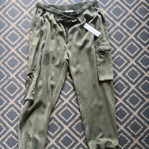 Young Fabulous & Broke Sage Joggers Super Soft, Size Large